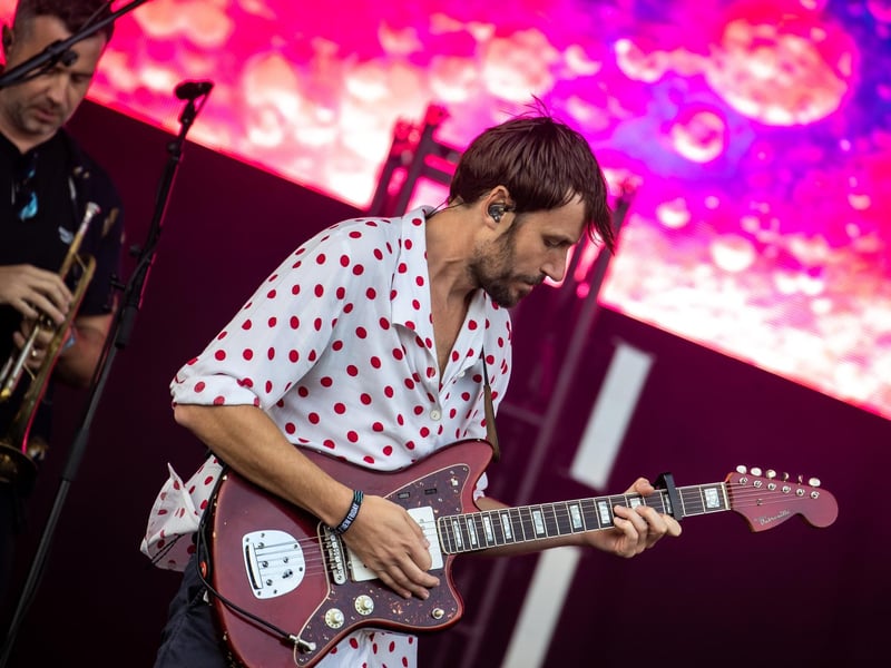 Crowds flocked to see Friendly Fires perform on Friday afternoon on the Common Stage.
Photos by Alex Shute