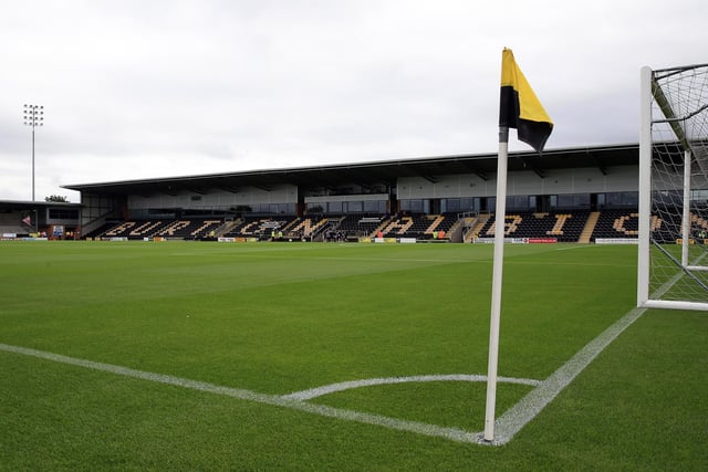 Capacity: 6,912; Average attendance: 3,404.