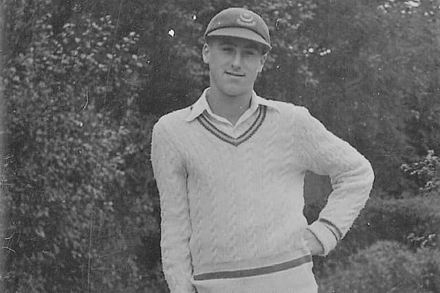 Cyril Rutter was also a talented cricketer.