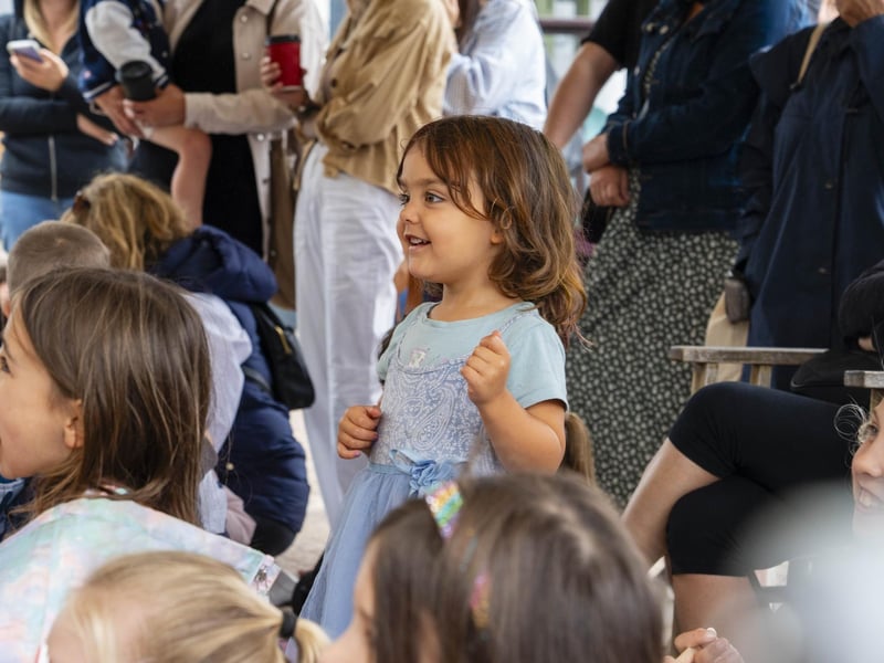 Children watching Captain Crossbones at Port Solent. Picture: Matthew Clark