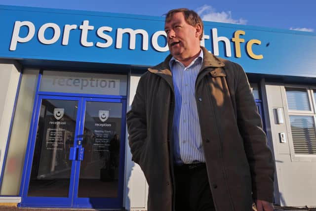 Former Pompey chief executive Peter Storrie. Picture:Steve Reid