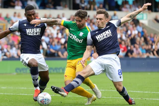 Mahlon Romeo and Ben Thompson in action for Millwall Aaron Chown/PA Wire.
