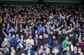The travelling Pompey fans were in good voice throughout their trip to Wycombe's Adams Park.