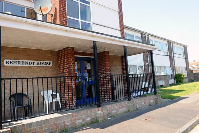 Behrendt House in Gosport.
Picture: Sarah Standing (200421-6920)