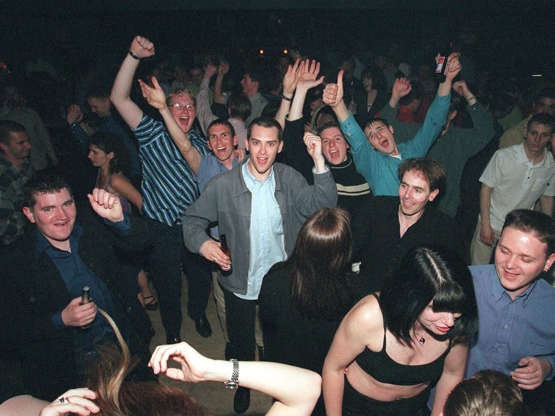 Partying the night away at Uropa in 1999