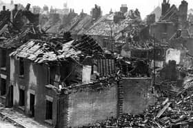 Conway Street, Landport during The Blitz