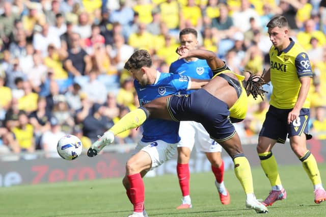 Callum Lang was magnificent for Pompey in their 1-0 victory over Oxford United. Picture: Alun Roberts/ProSportsImages