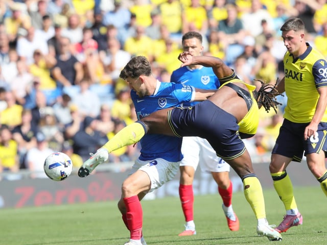 Callum Lang was magnificent for Pompey in their 1-0 victory over Oxford United. Picture: Alun Roberts/ProSportsImages
