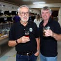 The Wickham Beer Festival taking place at The Wickham Centre in Wickham.

Pictured is from left, organisers Gary Martin and Mike Betts.

Picture: Sam Stephenson