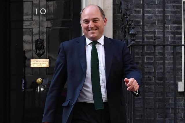 Ben Wallace leaves Number 10, Downing Street after being appointed secretary of state for defence in July 2019 (Photo by Jeff J Mitchell/Getty Images)