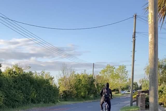 Luke King from Paulsgrove cycled 100 miles from Essex to Portsmouth to collect his work van and tools, raising hundreds for the NHS through the challenge