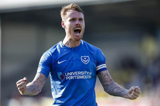 Tom Naylor is back to skipper Pompey for this afternoon's opener to the 2020-21 campaign at Stevenage. Picture: Daniel Chesterton/phcimages.com/PinPep