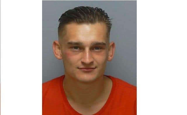 Colin Golding, 25, of Aldershot, was accidentally released from prison while awaiting sentencing for a series of ATM thefts and burglaries across Hampshire, has been caught.