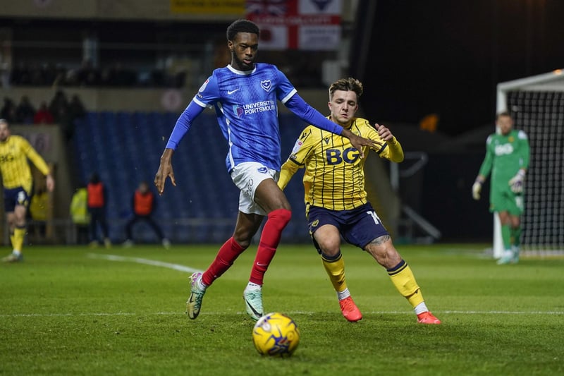 Match action from Pompey's draw at Oxford