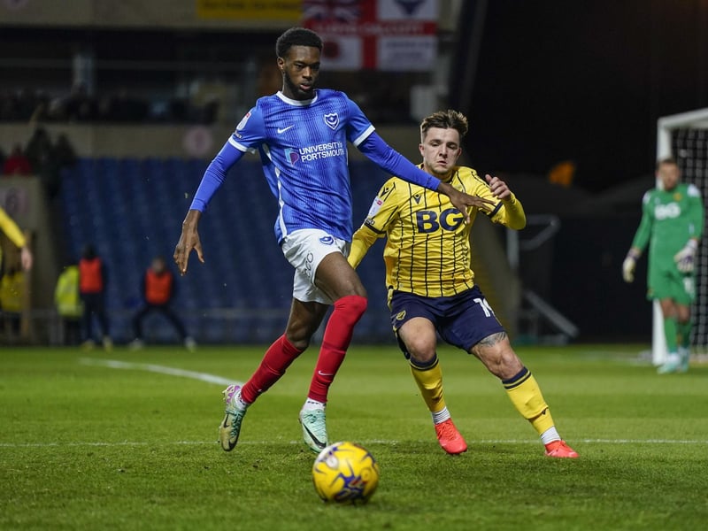 Match action from Pompey's draw at Oxford