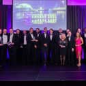 Winners gather on stage at last year's inaugural Maritime UK Solent Awards. Picture: Maritime UK Solent