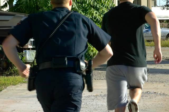 Rick witnessed a real police chase from his office window, seeing a policeman running after a youth who had pulled a knife. Picture Adobe Stock