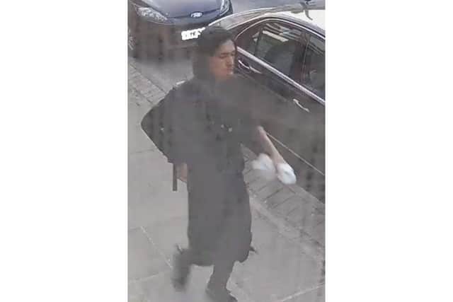 Police want to speak to this man after a string of street robberies in Portsmouth Picture: Hampshire police
