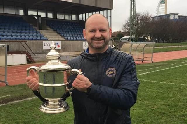 Marty Wallace has been appointed interim manager of AFC Portchester after the sacking of Mick Catlin.
