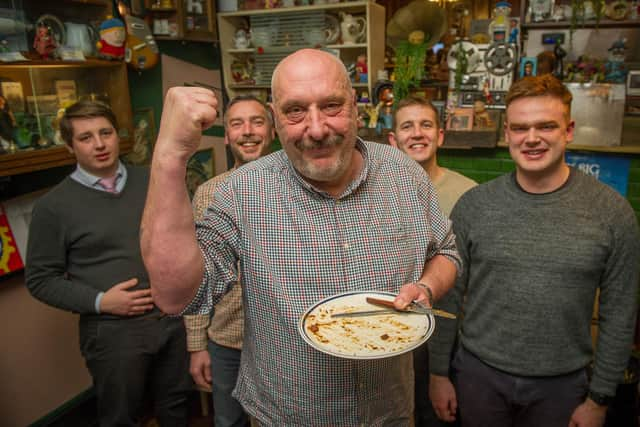 Winner John Beckett (front), with David George, Gary Cawte Dan Davies and Matt Beacham. Picture: Habibur Rahman