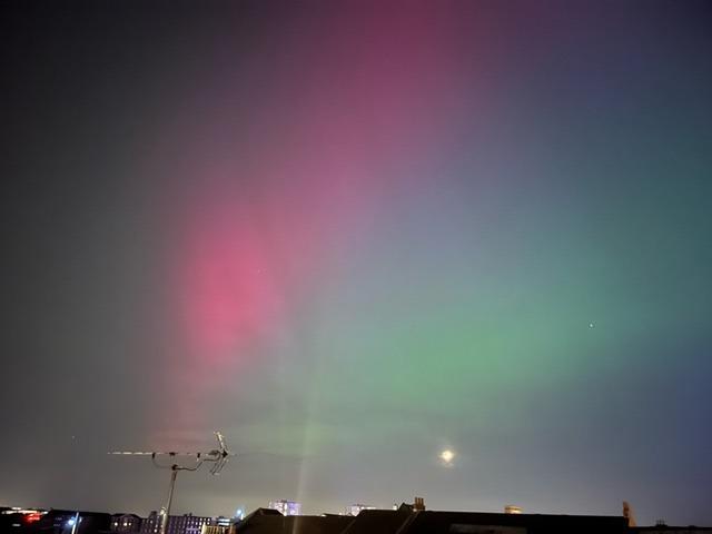 The Northern Lights seen over Old Portsmouth.