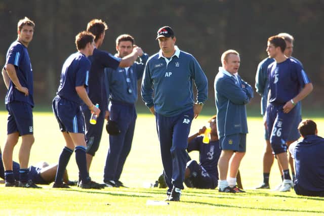 Alain Perrin was an unpopular manager among his players during his time at Fratton Park. Picture: Robin Jones