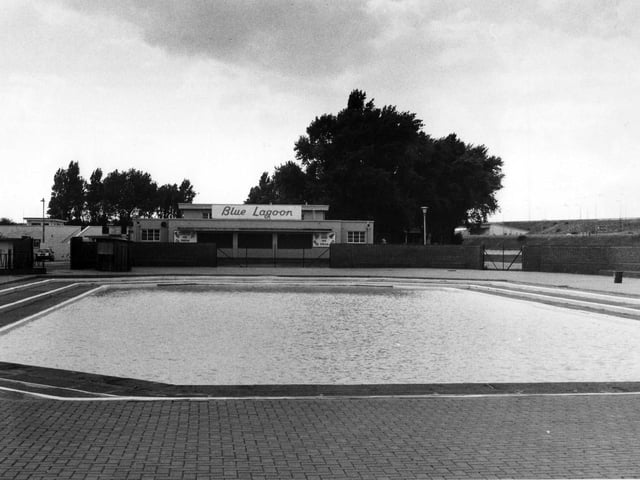 The pool in February 1991