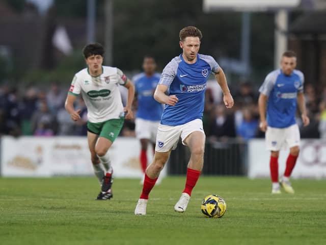 Denver Hume is nearing a Pompey exit, according to Andy Cullen. Picture: Jason Brown/ProSportsImages