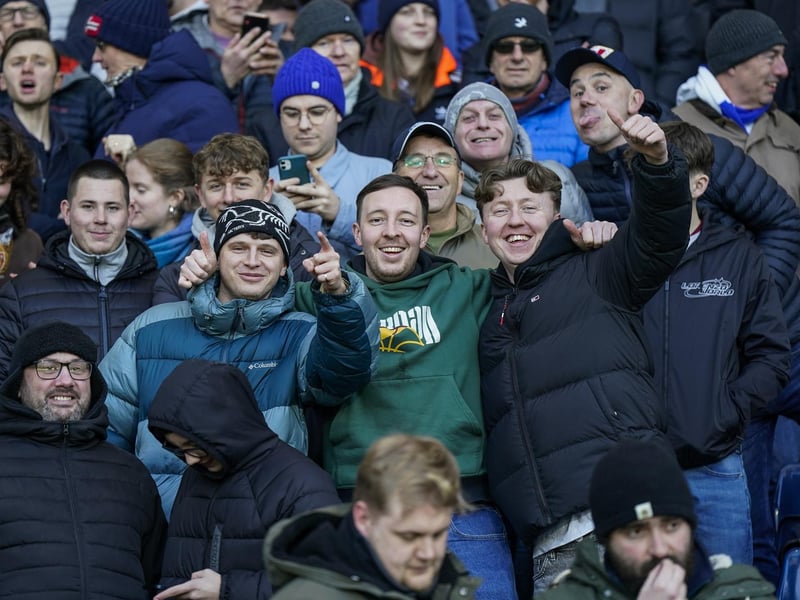 Enjoying Pompey's first trip to West Brom in more than 16 years.