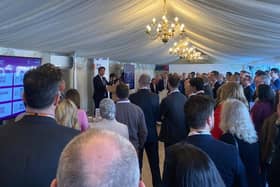 Alan Mak MP speaks at a Parliamentary reception held to celebrate the Catapult Network of technology and innovation centres