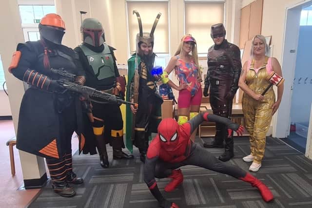 There will be a comic and cosplay festival taking place at Fratton Community Centre next weekend.
Pictured: Sam Devine and some of the organisers
