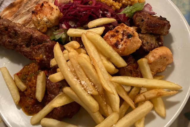 The Turkish feast enjoyed by our Dish Detective.
