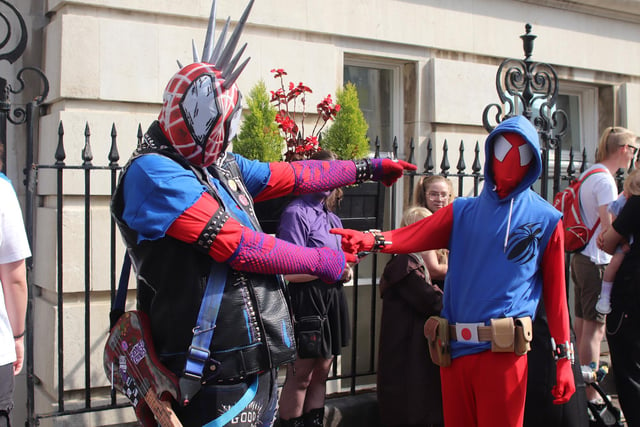 People have been sporting incredible costumes for the first day of Portsmouth Comic Con. Picture: Habibur Rahman