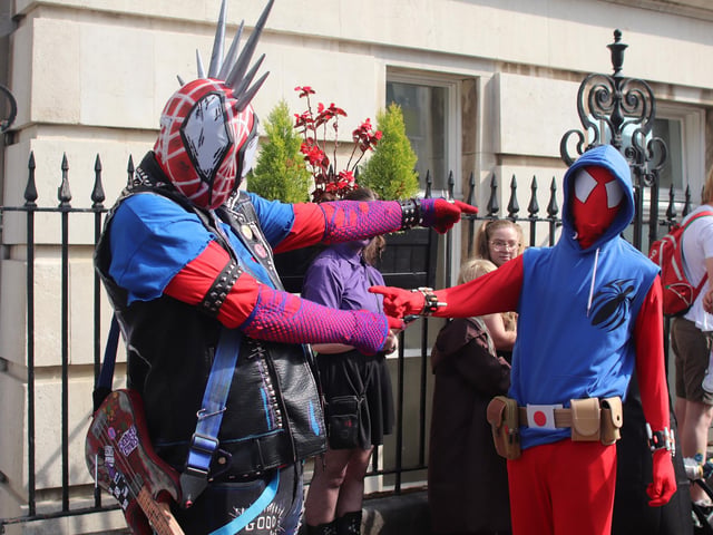 People have been sporting incredible costumes for the first day of Portsmouth Comic Con. Picture: Habibur Rahman