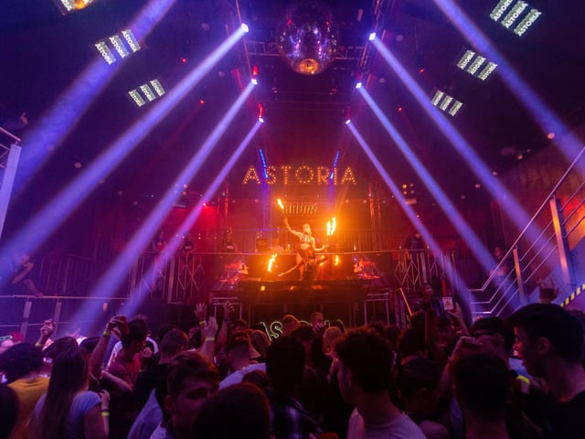 Large crowds at The Astoria