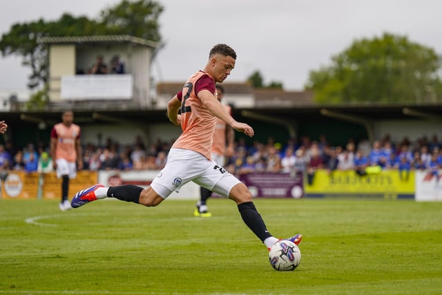 Moved from right-back to centre-half, partnering Shaughnessy, and was caught out a little for the first goal. Settled down, but didn’t look entirely comfortable with his different role, as you would imagine. Struggled.