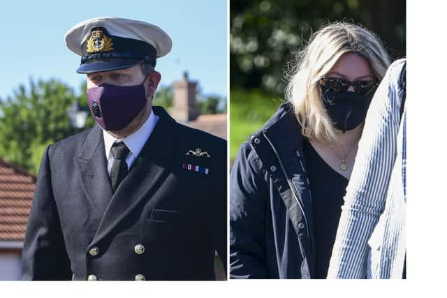 Portsmouth-based submariner Lieutenant Commander Nicholas Stone, who was based at HMS Nelson and Lieutenant Sophie Brook have since been dismissed from the military for their affair.