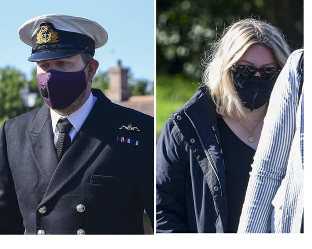 Portsmouth-based submariner Lieutenant Commander Nicholas Stone, who was based at HMS Nelson and Lieutenant Sophie Brook have since been dismissed from the military for their affair.
