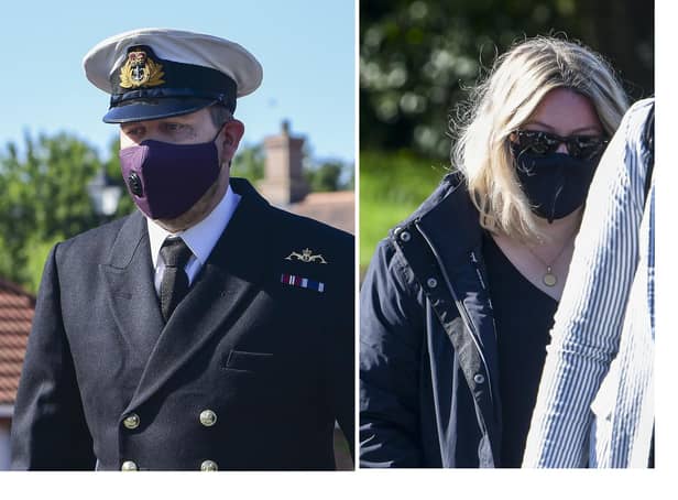 Portsmouth-based submariner Lieutenant Commander Nicholas Stone, who was based at HMS Nelson and Lieutenant Sophie Brook have since been dismissed from the military for their affair.