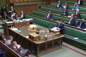 Alan Mak MP speaking during the AI plan debate in the House of Commons Chamber