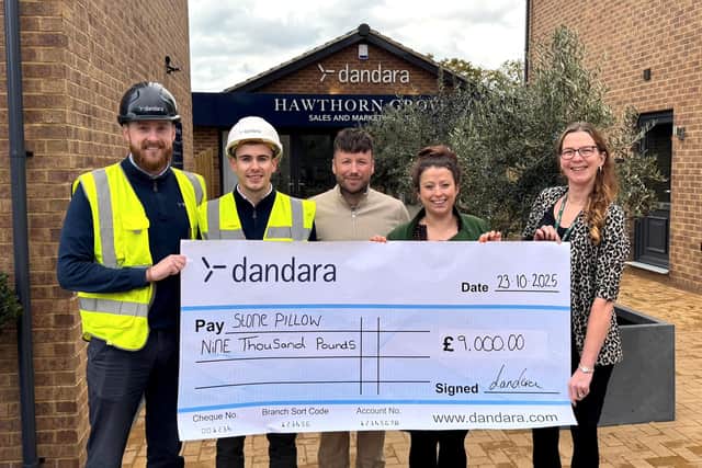 Dandara's donation to Stonepillow Charity