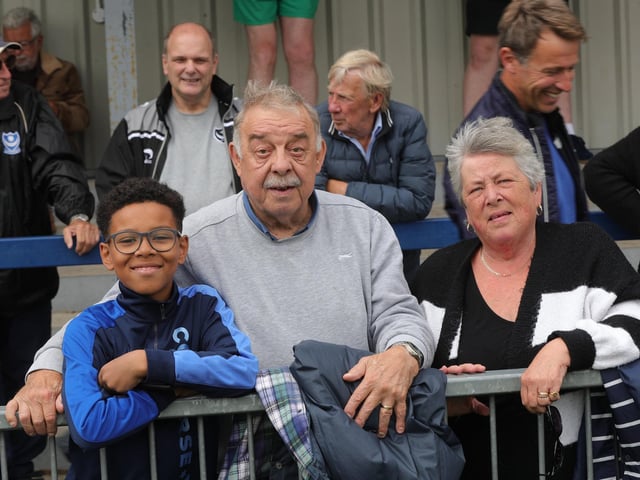 Pompey make their annual pre-season trip to the Hawks Picture: Dave Haines.