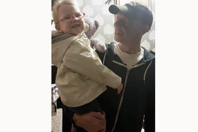 Jutt and his granddaughter Layla-Rose.