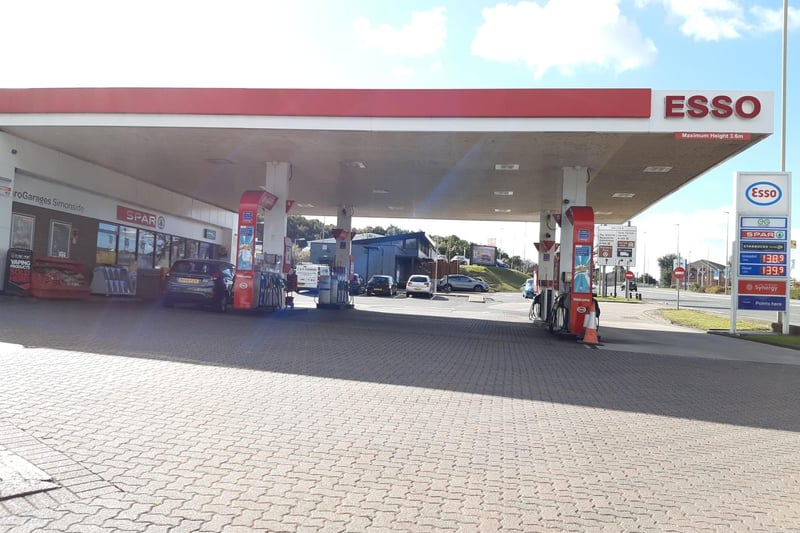 Esso Simonside had some pumps out of action.