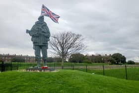 The Yomper statue pictured outside the now-sold Royal Marines Museum in Eastney.

Picture: Habibur Rahman