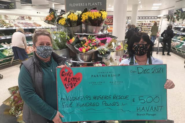 Kathy Heidstrom (right) and Louisa OConnell at Waitrose