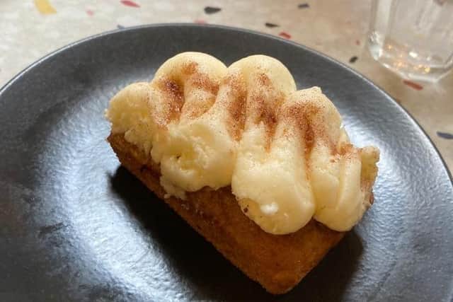 Carrot cake at Hunter Gatherer, Albert Road, Southsea.