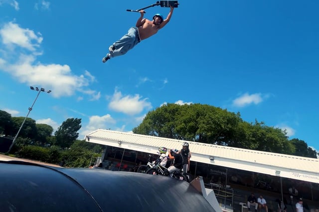 Pro rider Harvey Perkins