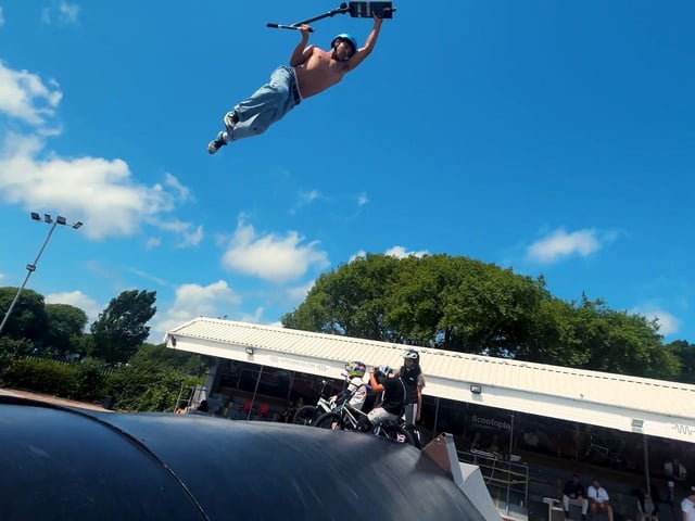 Pro rider Harvey Perkins