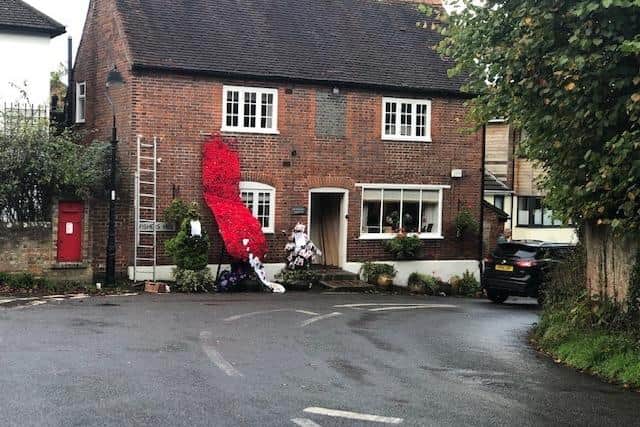 Catisfield Poppy installation